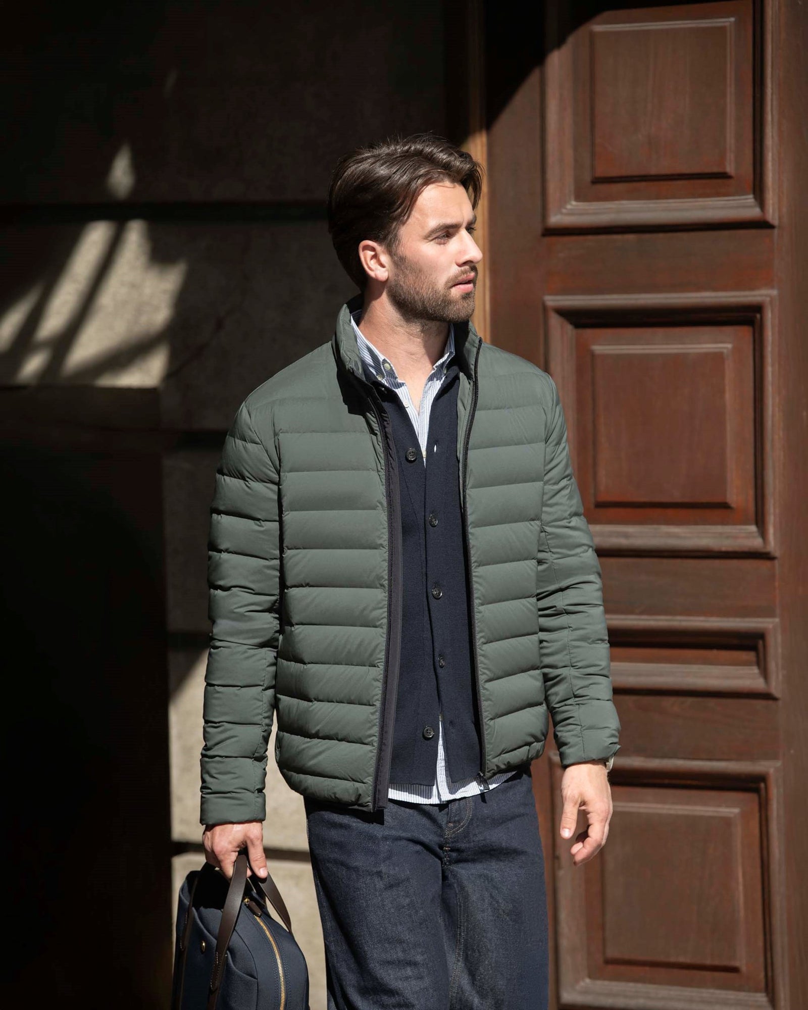 Avalon Men Olive Back