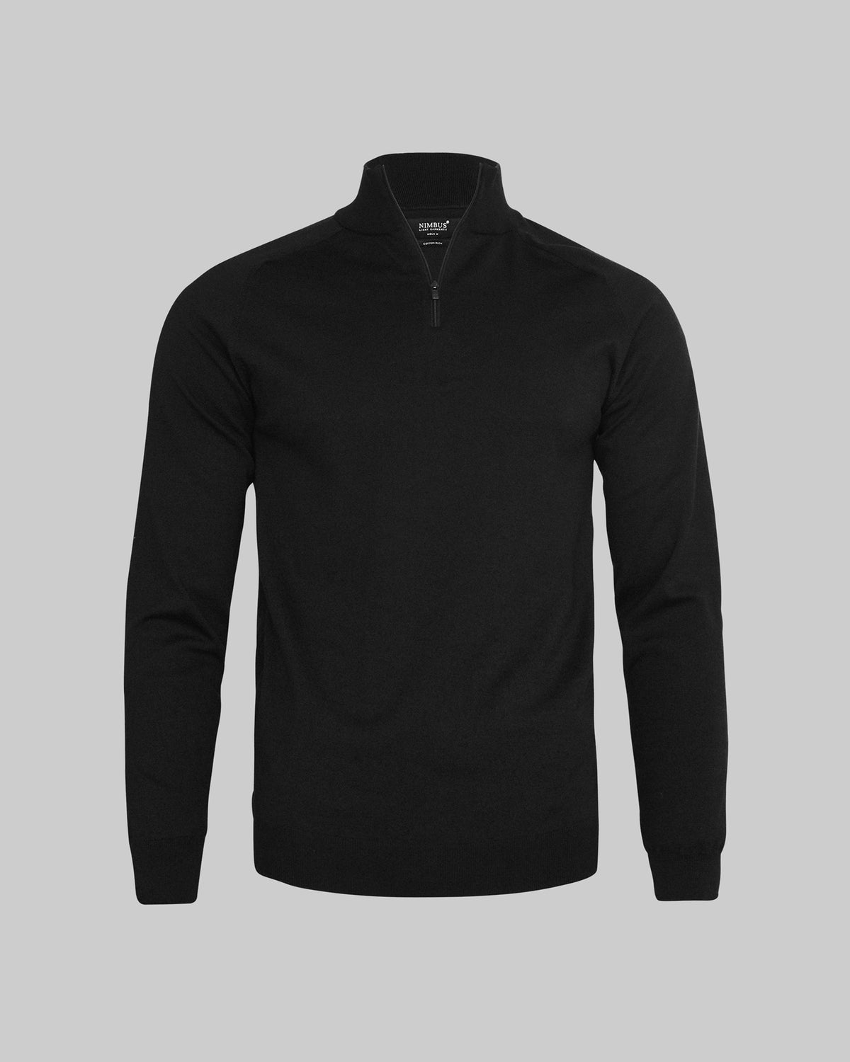 Brighton 1 4 Zip Men Black Front