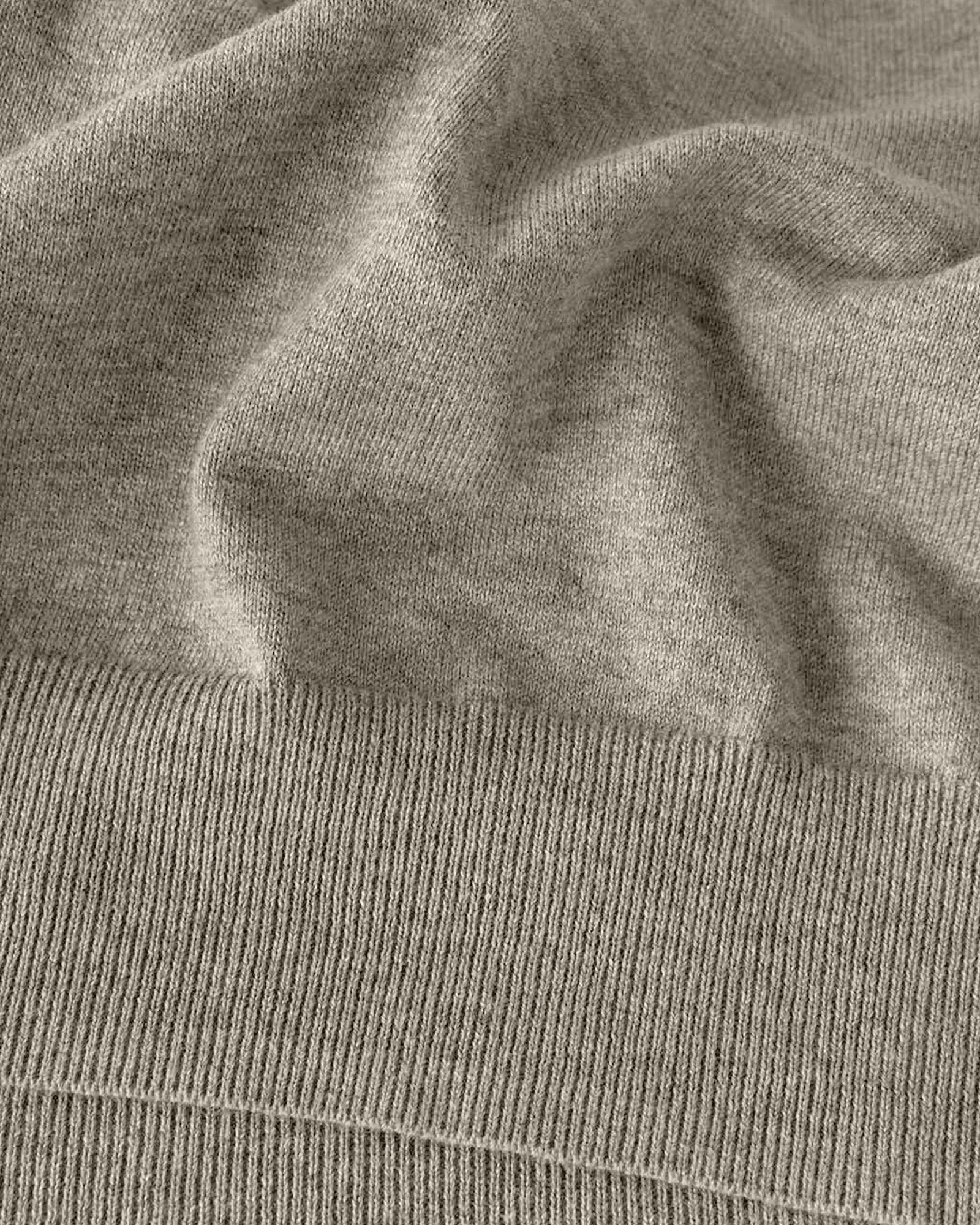 Brighton 1 4 Zip Men Sand Melange Back