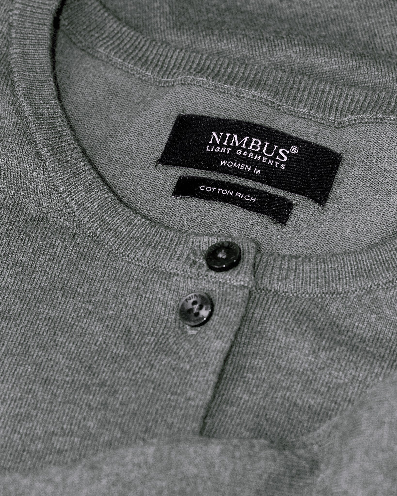 Brighton Cardigan Women Grey Melange Closeup 1