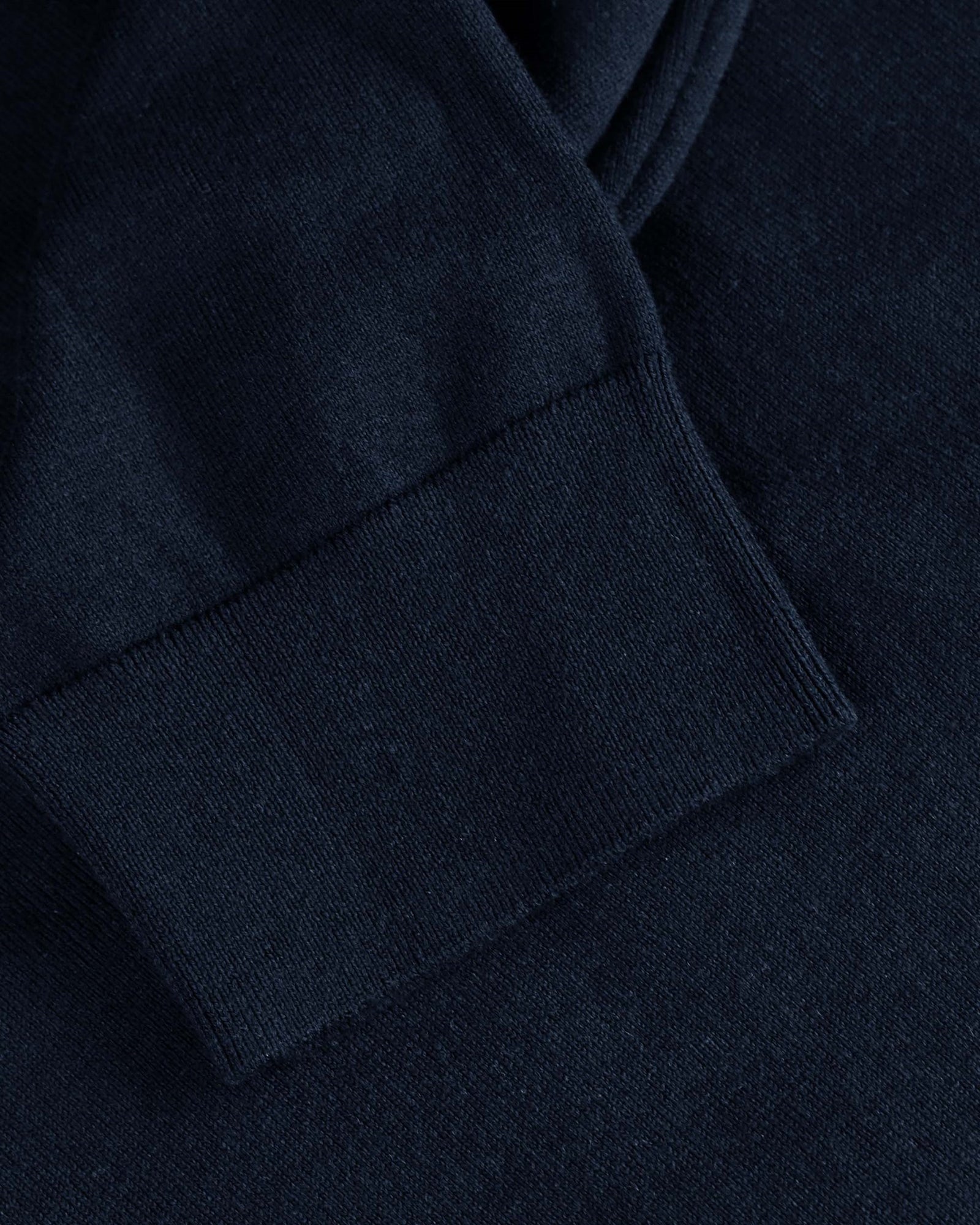 Brighton Long Sleeve Polo Men Navy Back