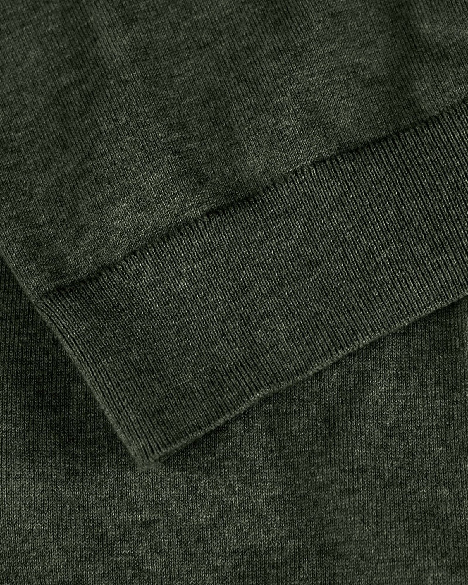 Brighton Long Sleeve Polo Women Olive Melange Back