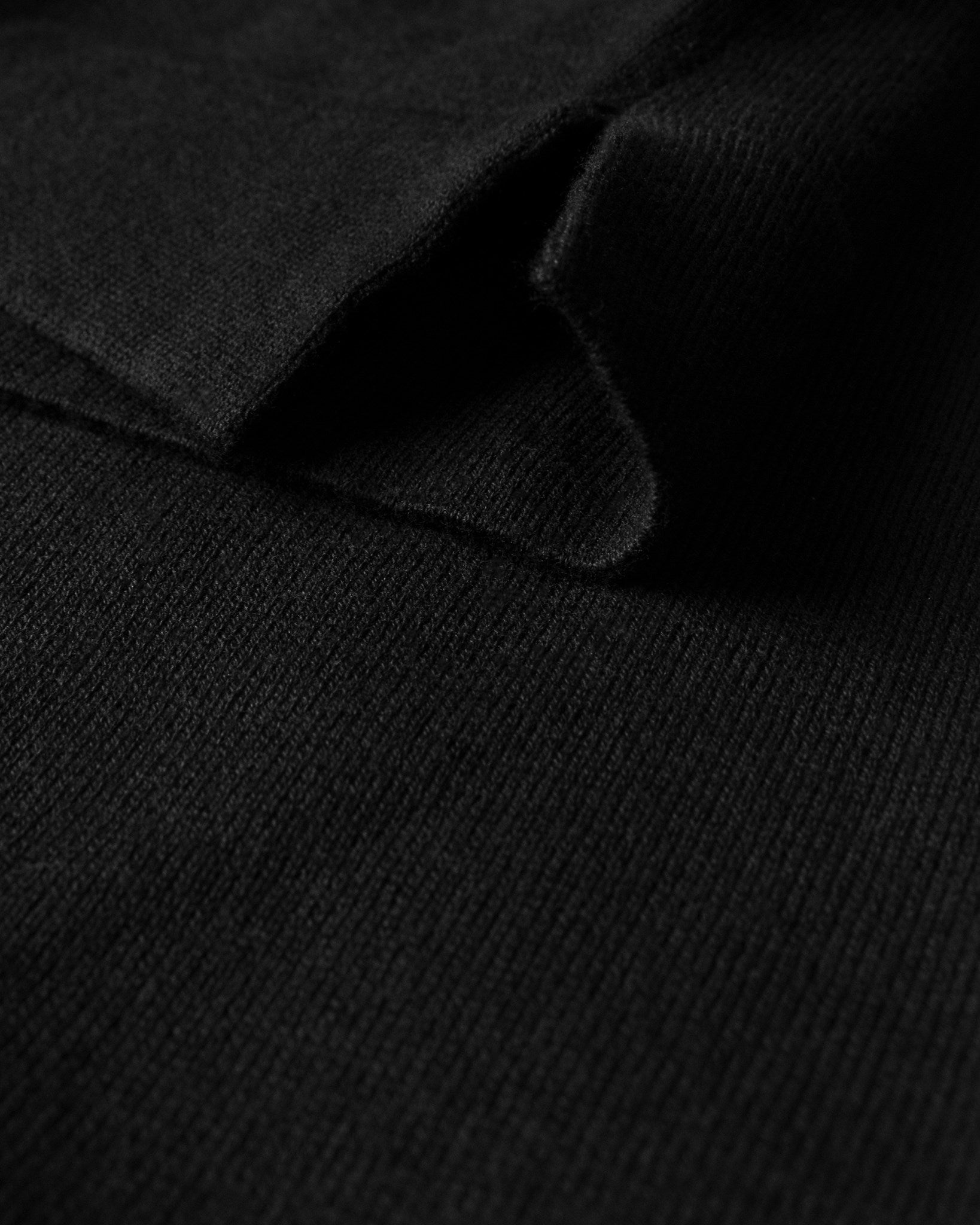 Brighton O Neck Women Black Closeup 2