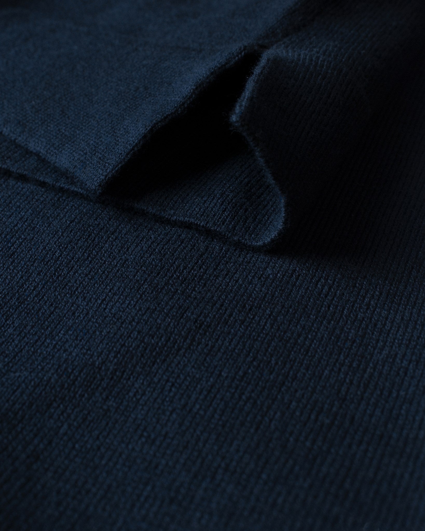 Brighton O Neck Women Navy Closeup 3