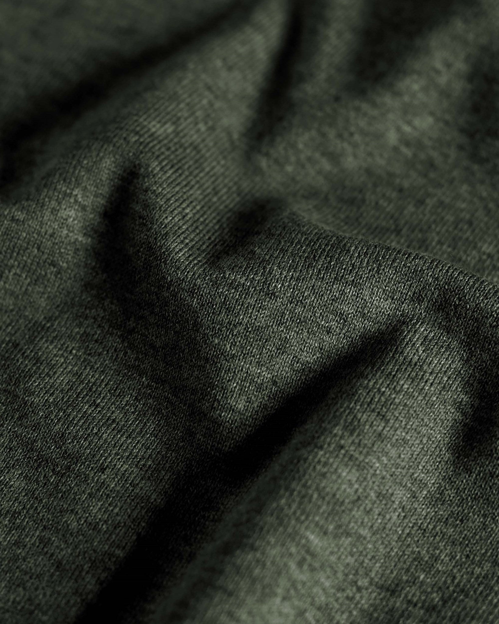 Brighton Short Sleeve Tee Women Olive Melange Closeup 3