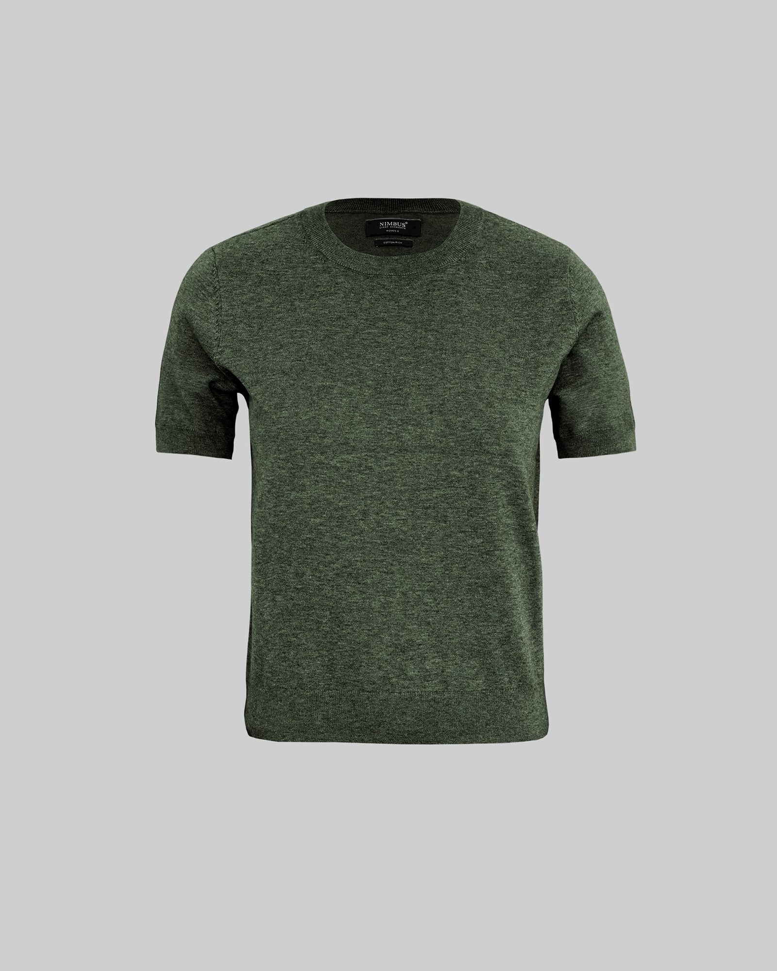 Brighton Short Sleeve Tee Women Olive Melange Back