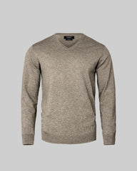Brighton V-Neck Men - Sand Melange
