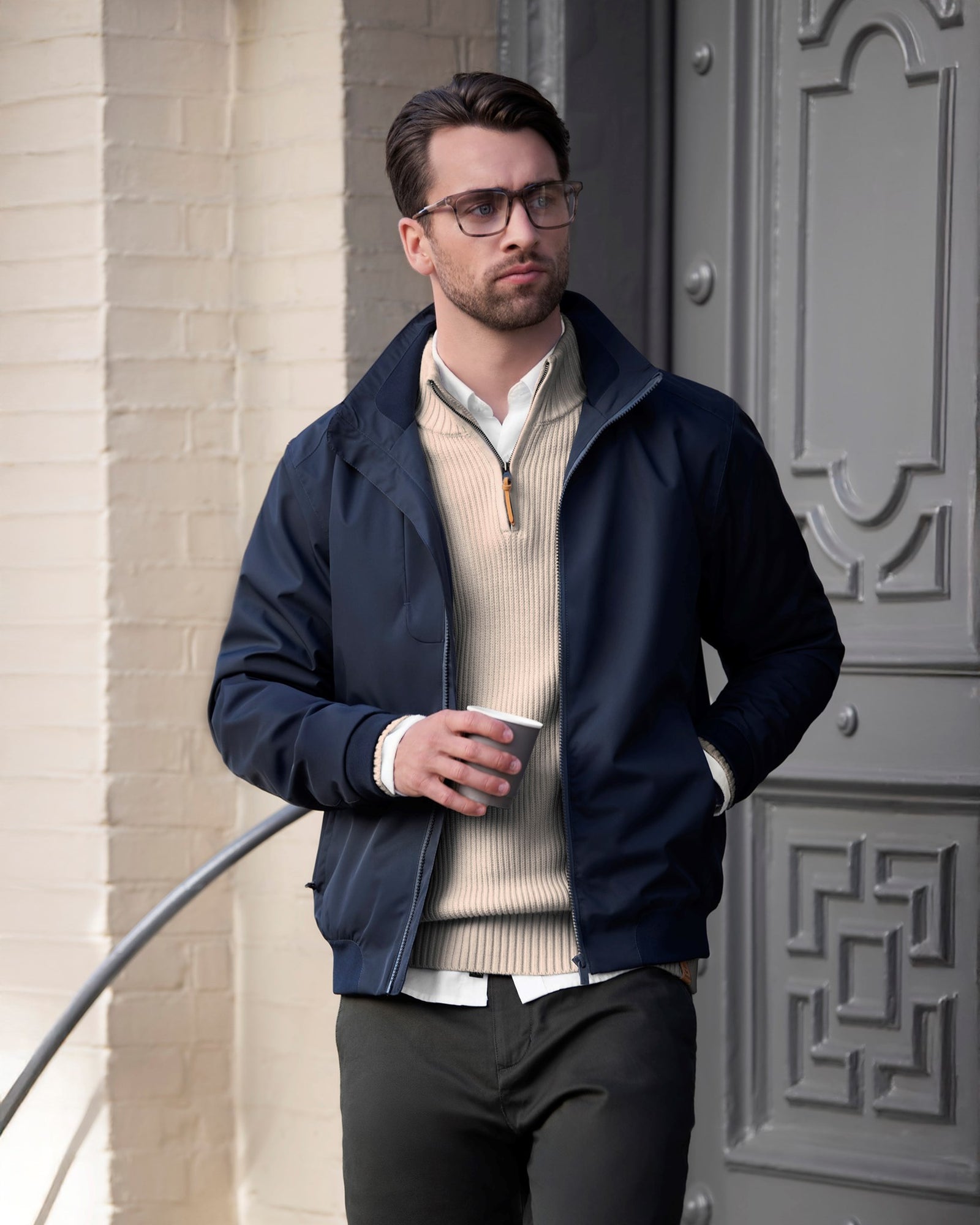 Davenport Men Navy Back