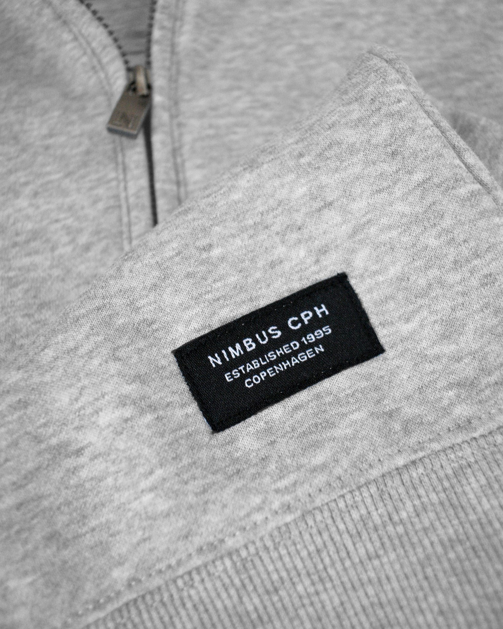 Glendale Unisex Grey Melange Closeup 3