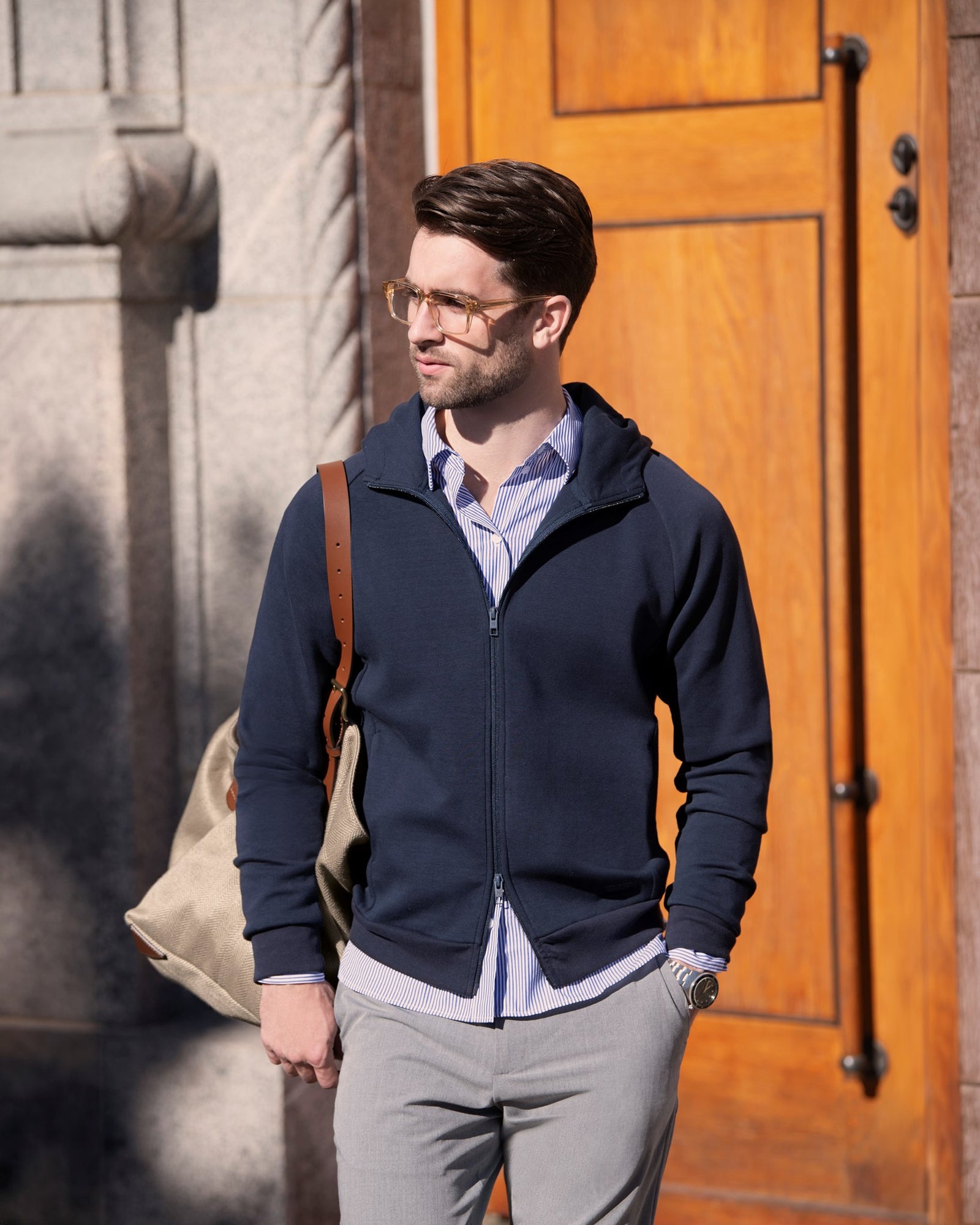 Hampton Men Navy Back