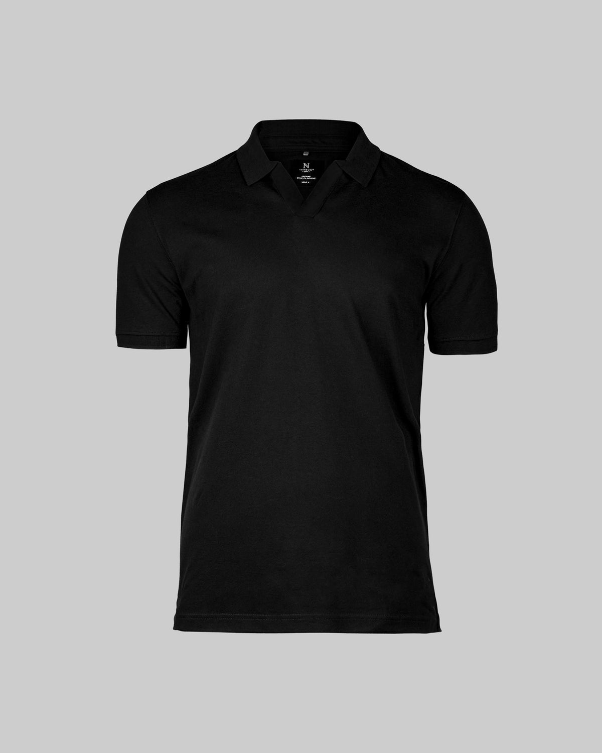 Harvard V Neck Men Black Front