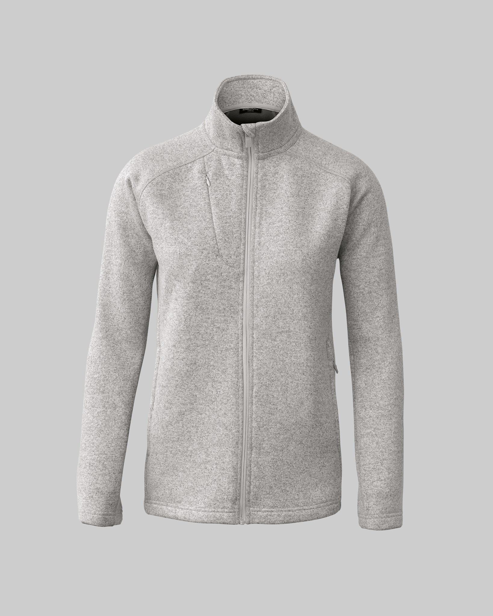 Montana Woman Light Grey Melange Front