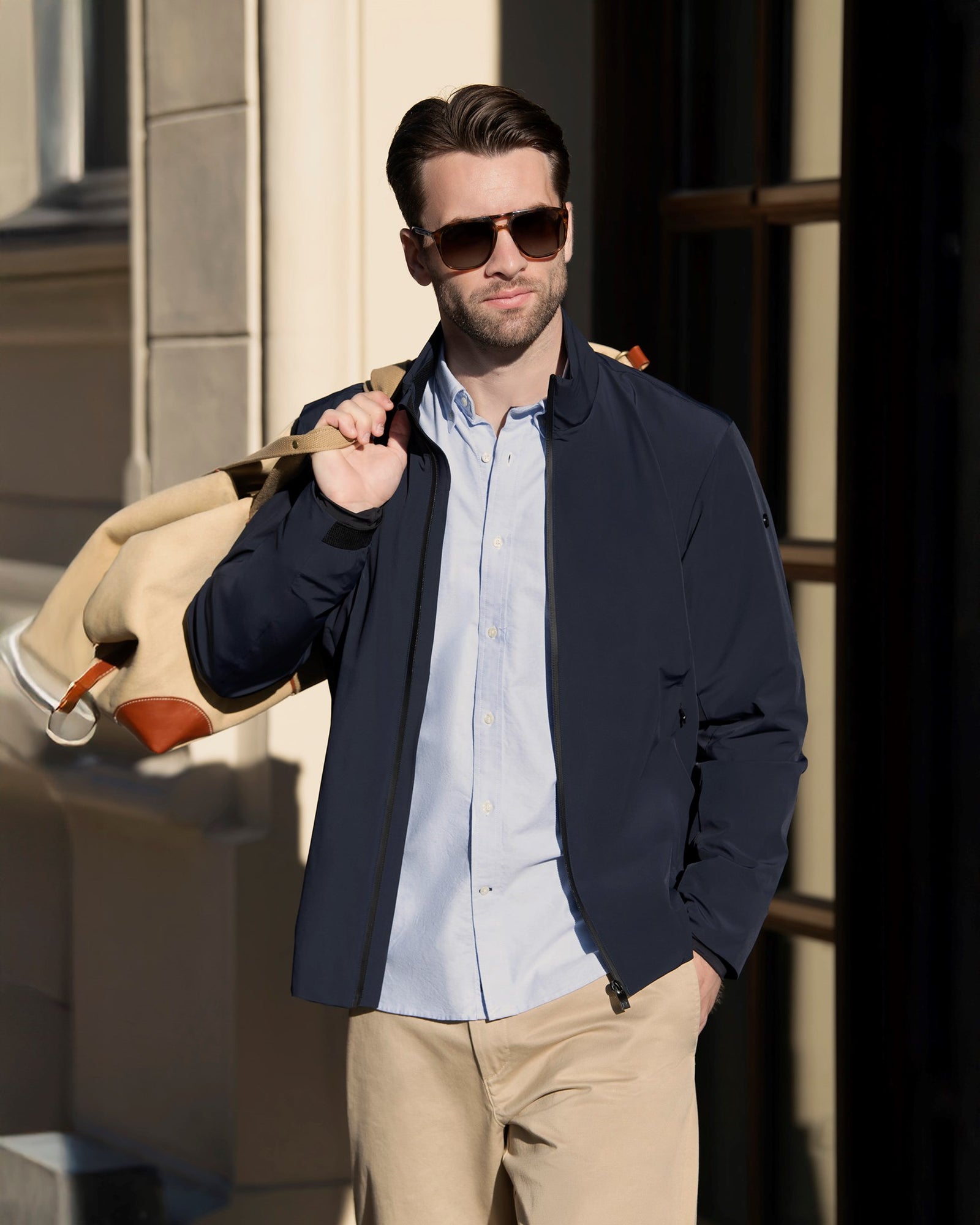 Prescott Men Navy Back