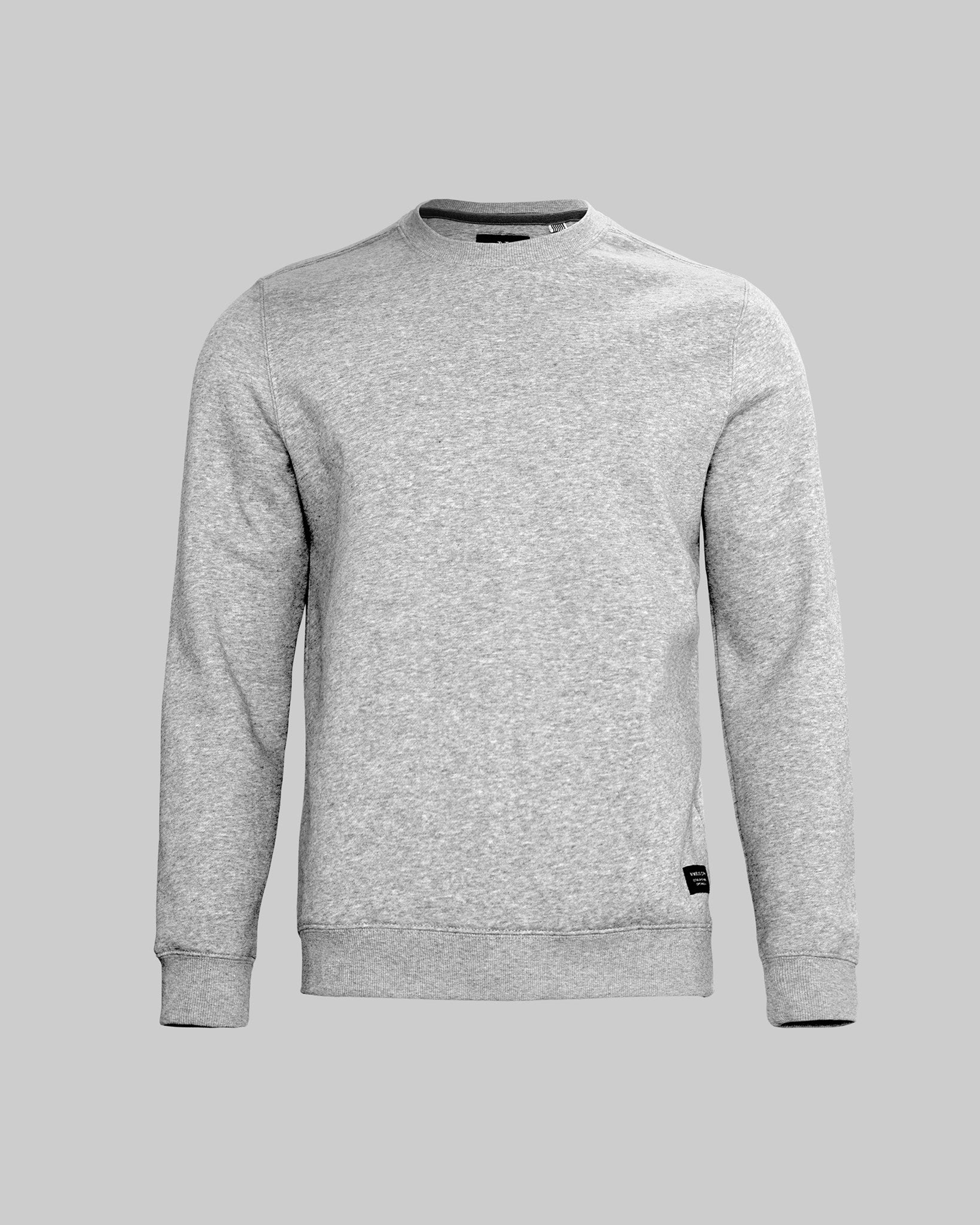 Trenton Unisex Grey Melange Front