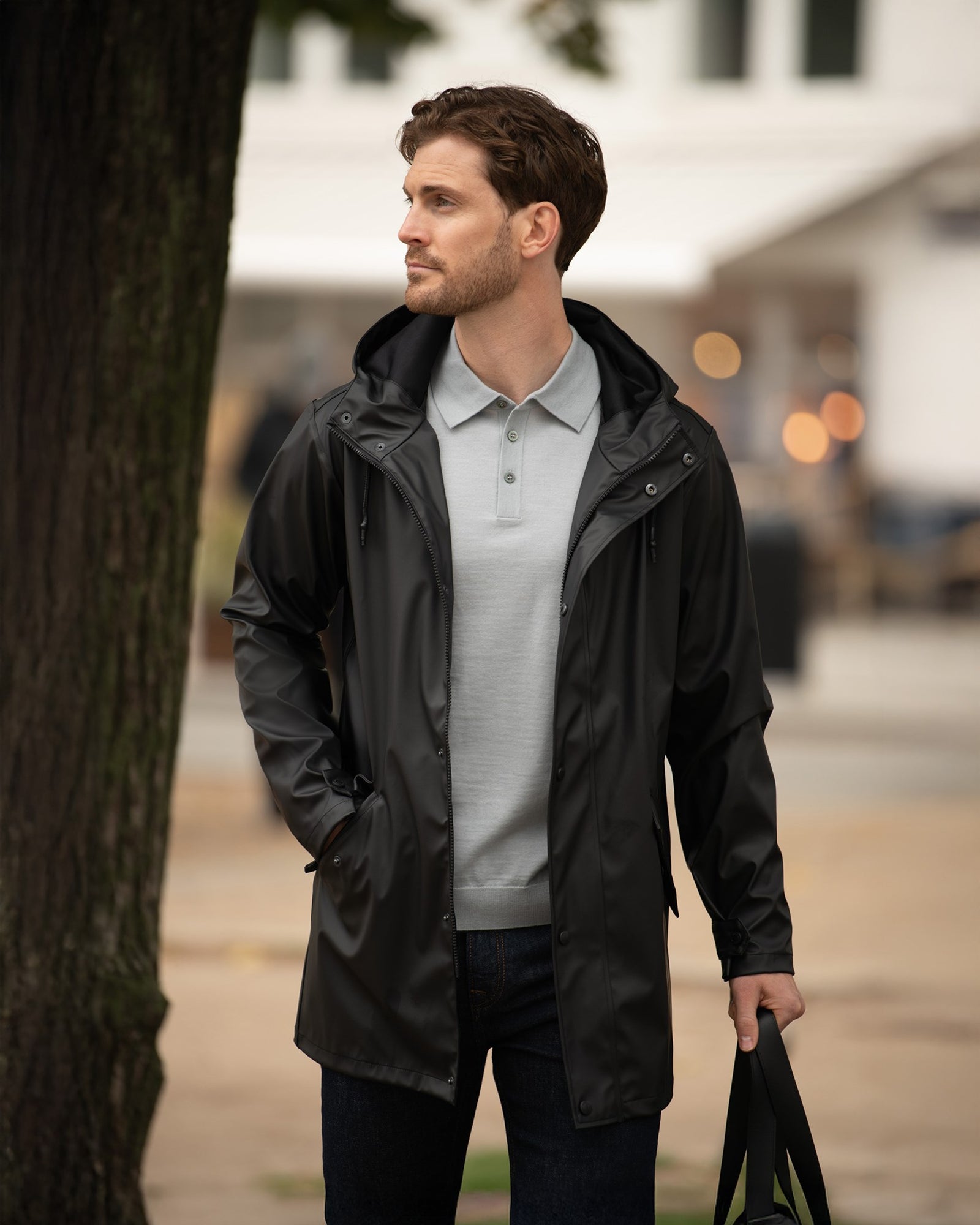 York Unisex Navy Back